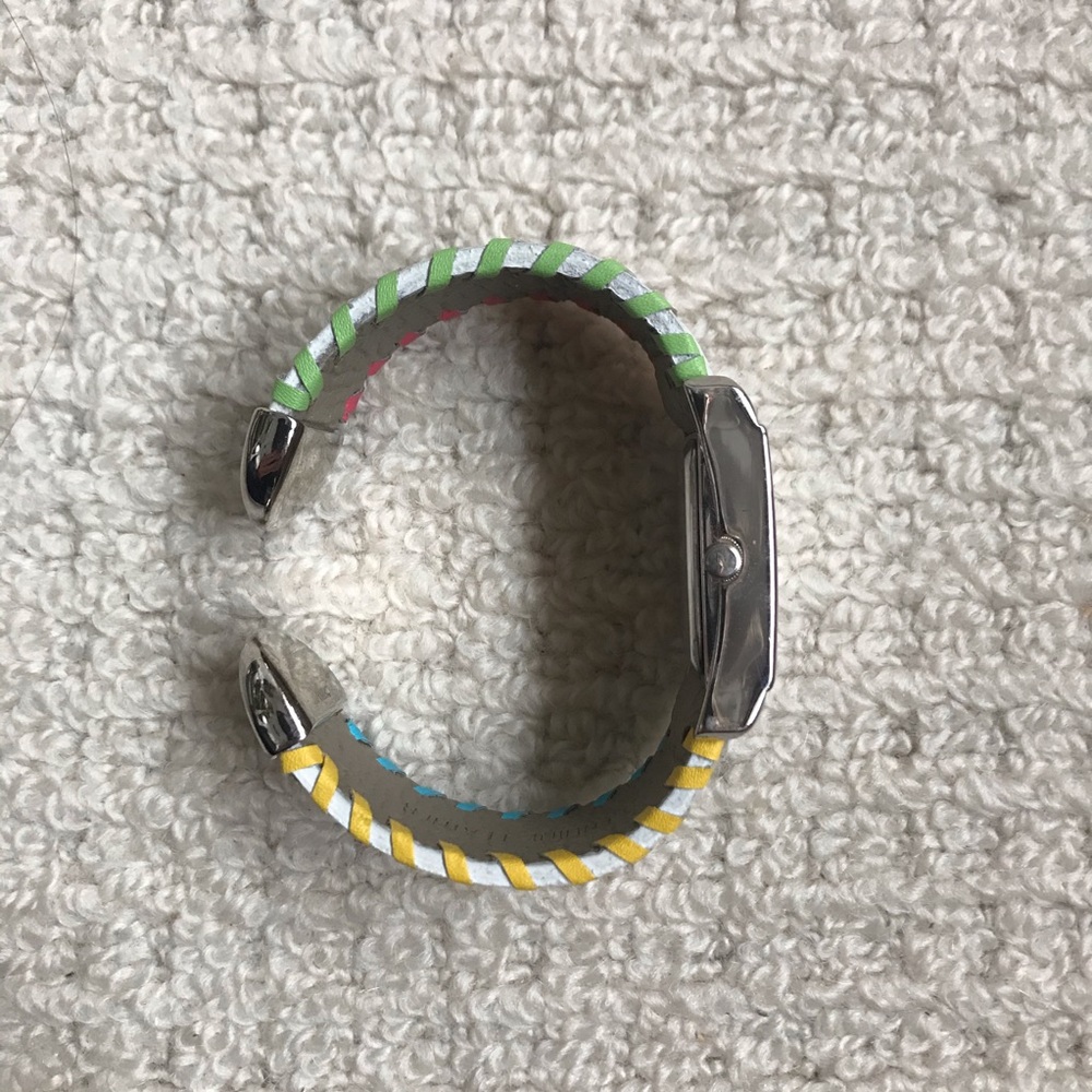 Multicolored leather watch - Picture 3 of 3